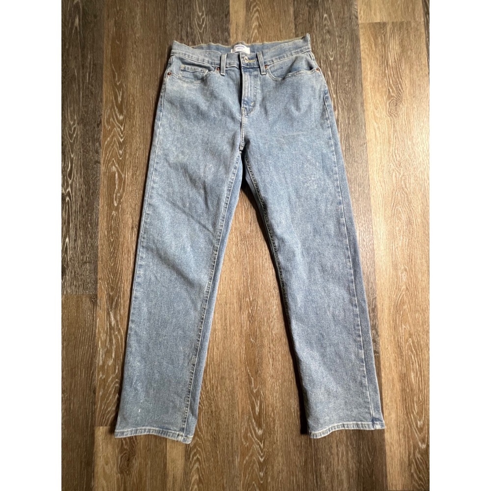 Denizen Levi's 90s Loose Straight Jeans Womens 6 W28 Light Blue Excellent Denim